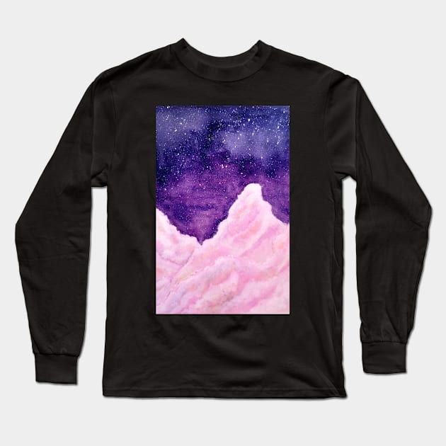 Cotton Candy Long Sleeve T-Shirt by GabCJ